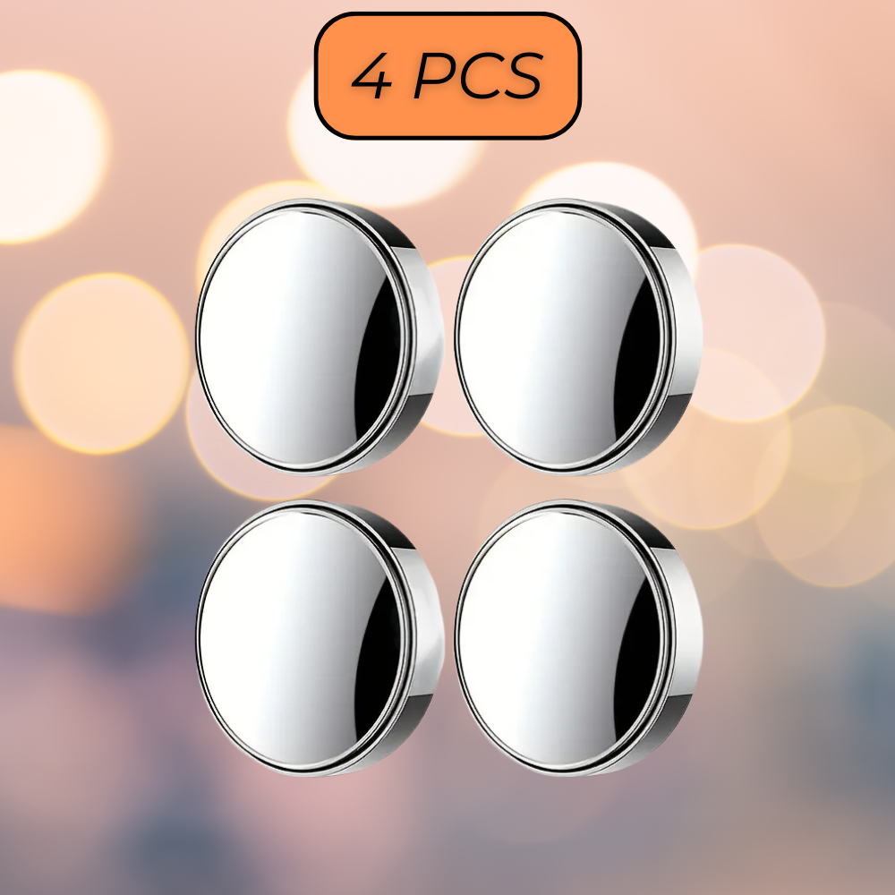 VisionMax 360  - Adjustable convex mirrors to eliminate blind spots