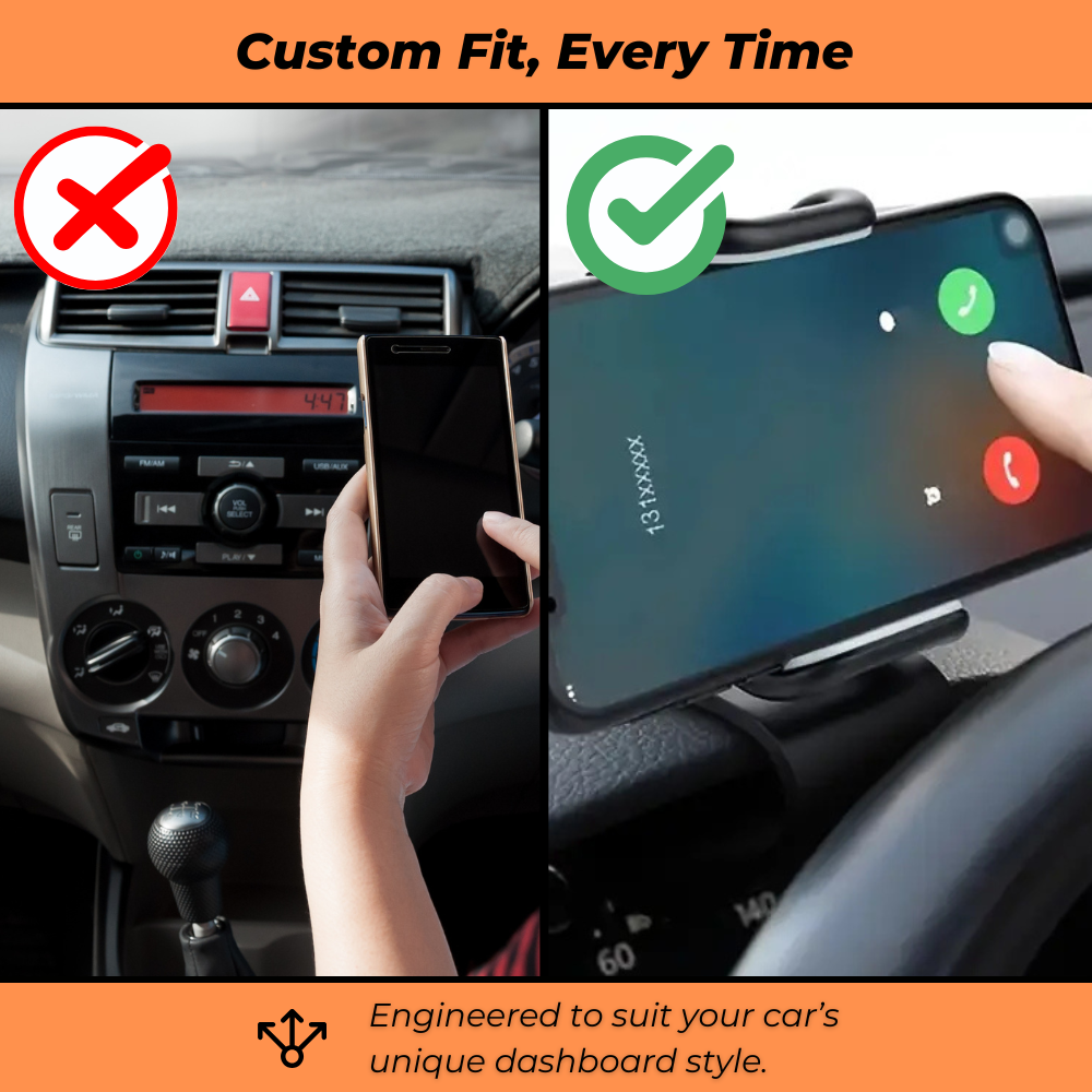 AirGrip Pro – Reliable 360° car phone holder for safe and smooth driving